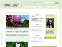 Tablet Screenshot of magnoliasociety.org